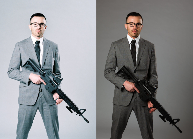 Film vs. Digital Photography, MiniShowdown in Studio dav.d photography