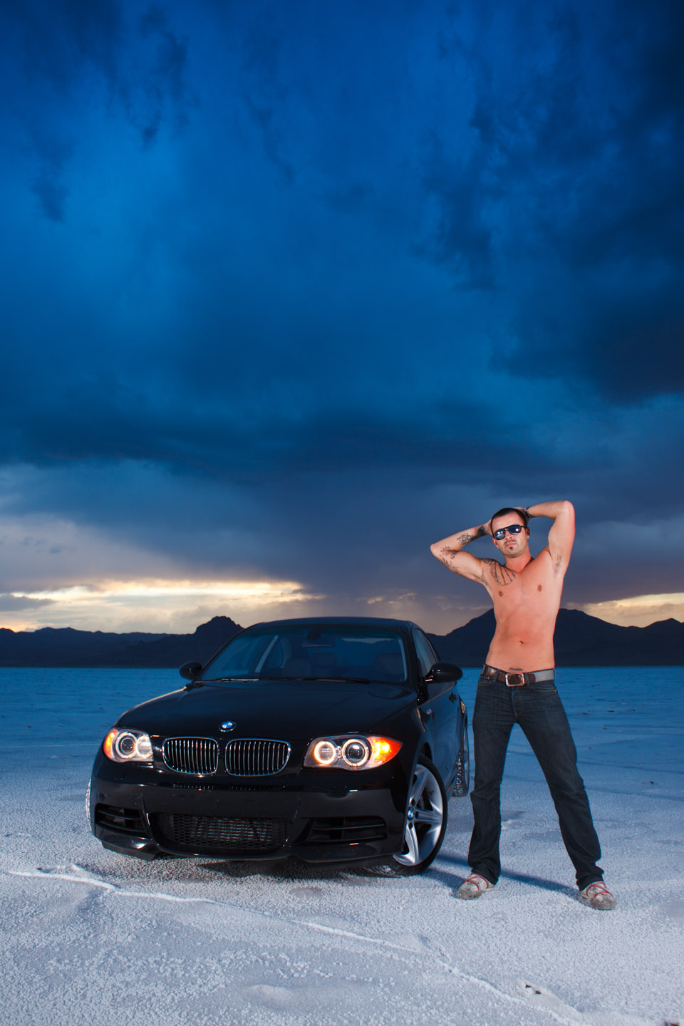 Rich Models on the Bonneville Salt Flats | dav.d photography