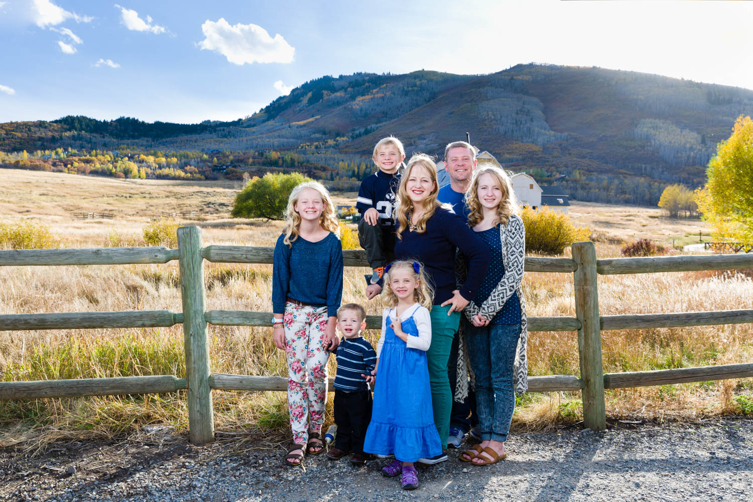 Family Photo Shoot at Park City's White Barn | dav.d photography